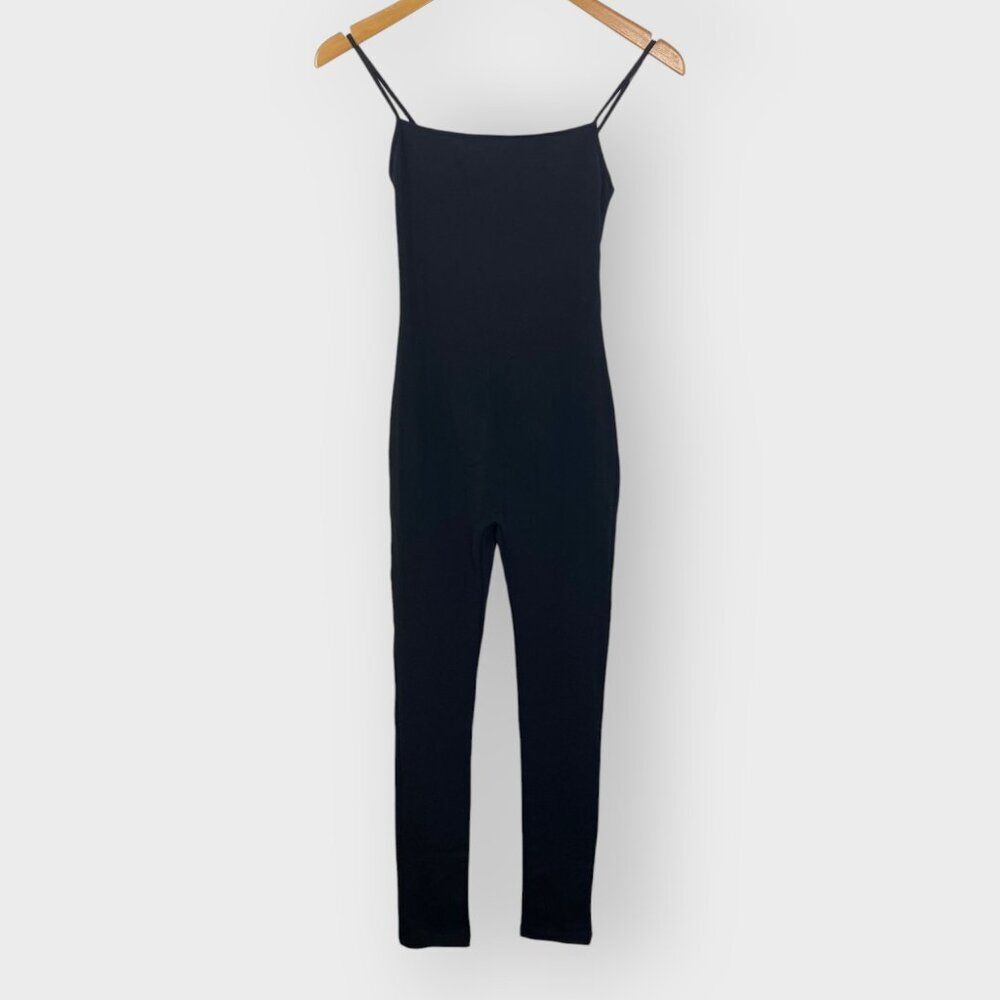 Zara Womens Bodycon Jumpsuit | M | Black Back Cut Out